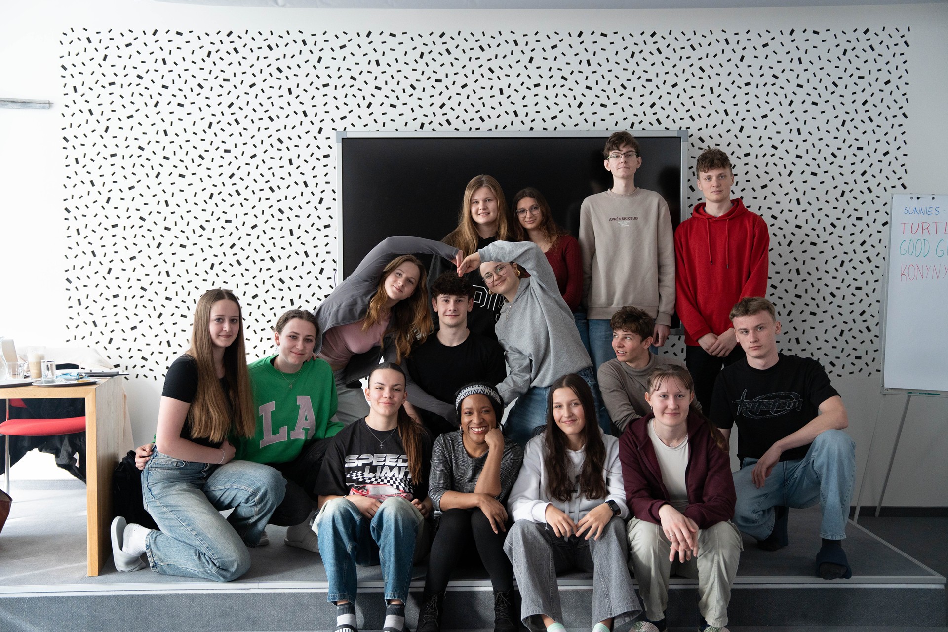 Kurz s rodilou mluvčí z USA